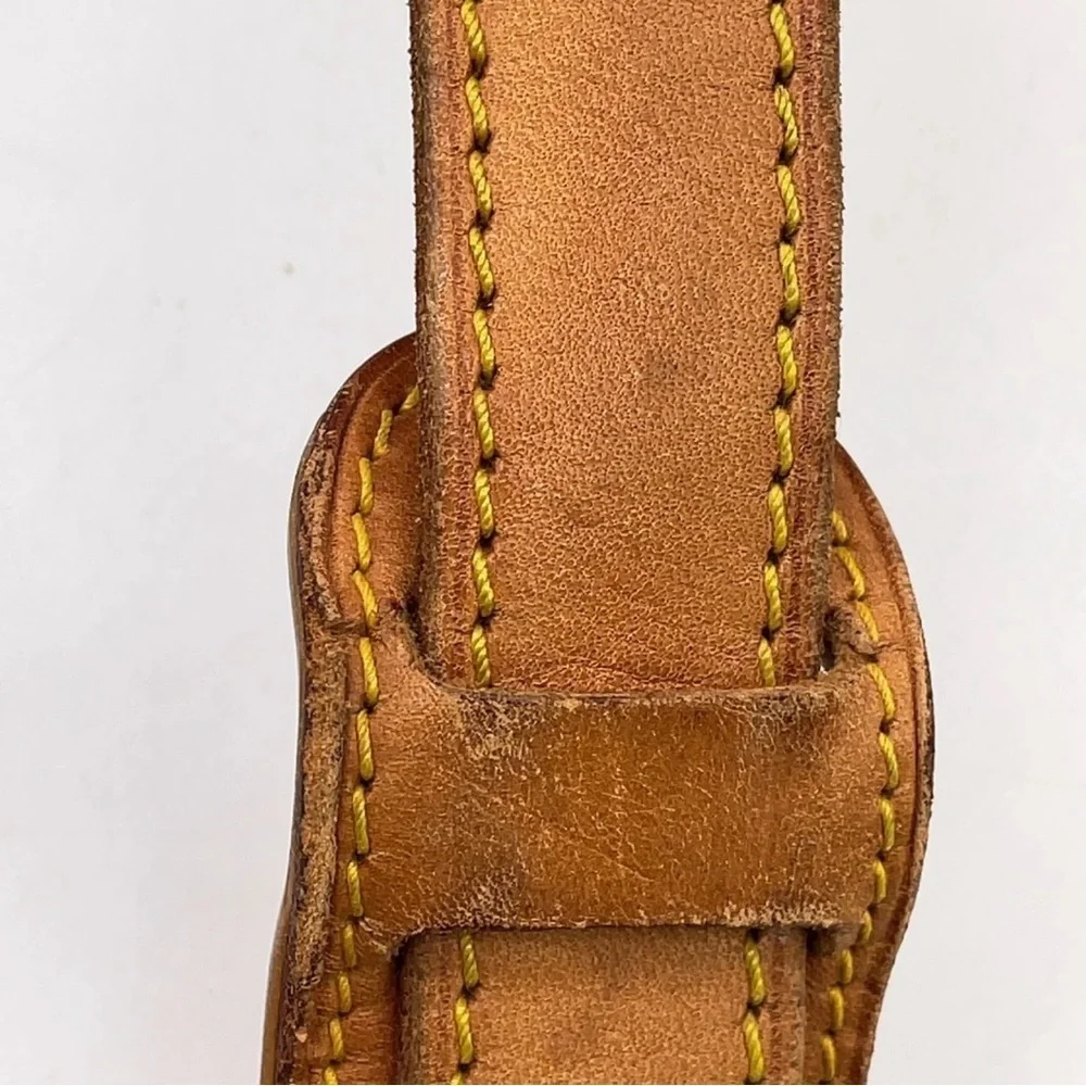 Authentic Louis Vuitton Keepall Bandouliere Leather Shoulder Strap